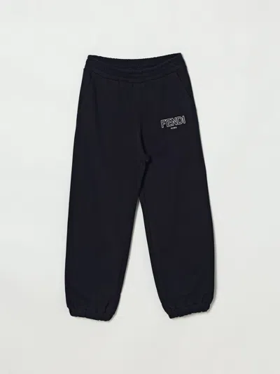 Fendi Pants Kids  In Blue
