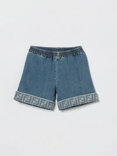 Fendi Babies' Pants Kids  In Blue