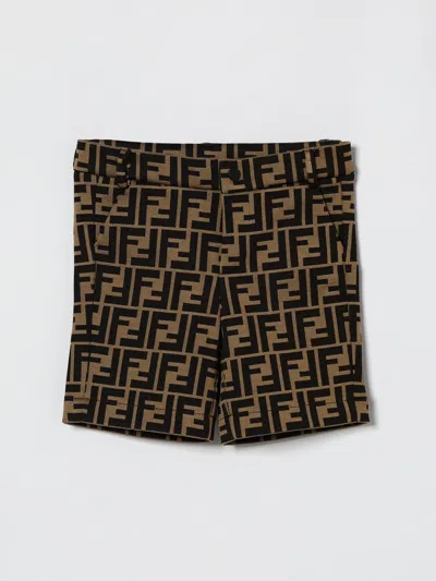 Fendi Babies' Pants Kids  In Brown