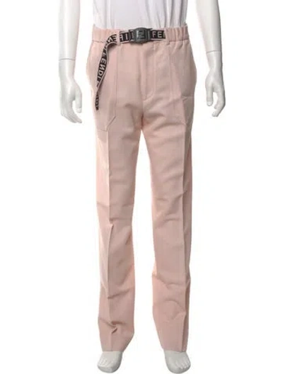 Pre-owned Fendi Pants In Pink