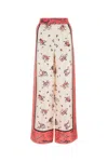 Fendi Printed Satin Wide-leg Pant In Printed