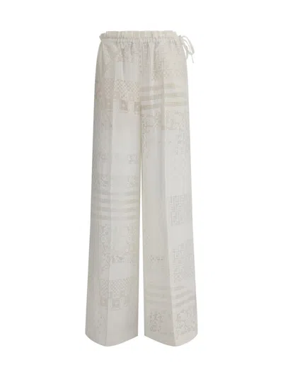 Fendi Pants In Neutral