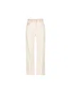 Fendi Multicolor Denim Jeans In White