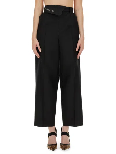 FENDI PANTS WITH ASYMMETRICAL WAIST