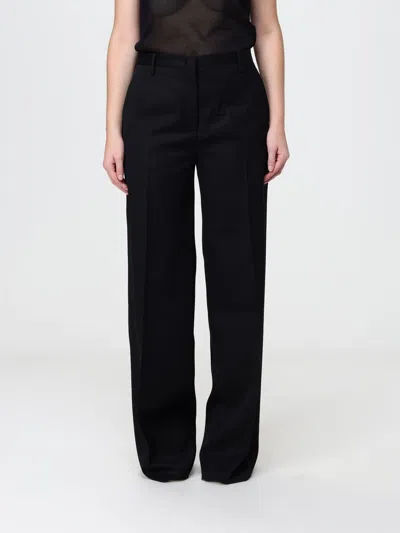 Fendi Pants Woman In Black