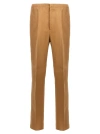 FENDI PAPER CANVAS PANTS BEIGE