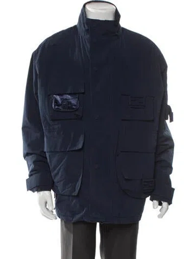 Pre-owned Fendi Parka W/ Tags In Blue