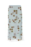 FENDI PASTEL LIGHT BLUE TULLE SKIRT