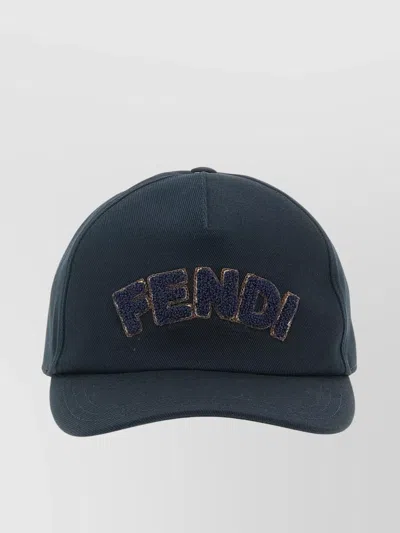 Fendi Patch Cap Curved Brim