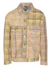 Fendi Men Ff Patchwork Jeans Jacket