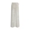 Fendi Patchwork Devo Pants In White