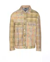 Fendi Men Ff Patchwork Jeans Jacket