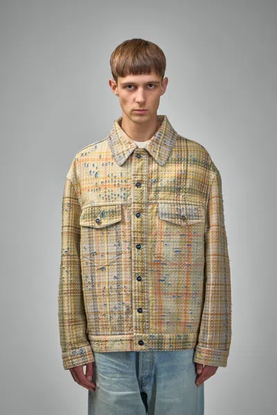 FENDI PATCHWORK JEANS JACKET