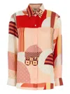 Fendi Patchwork Printed Long-sleeved Shirt