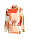 Fendi Patchwork Printed Long-sleeved Shirt
