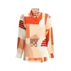 Fendi Patchwork Printed Long-sleeved Shirt In Multi