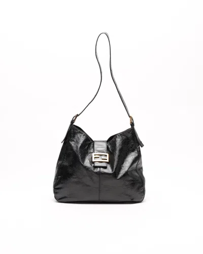 Fendi Patent Ff Shoulder Bag
