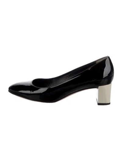 Pre-owned Fendi Patent Leather Pumps In Black