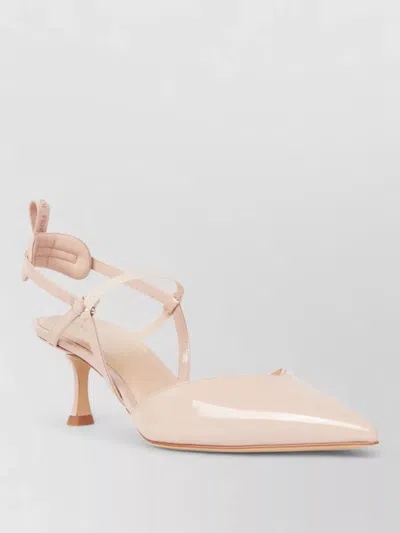 Fendi Patent Leather Slingback Pumps
