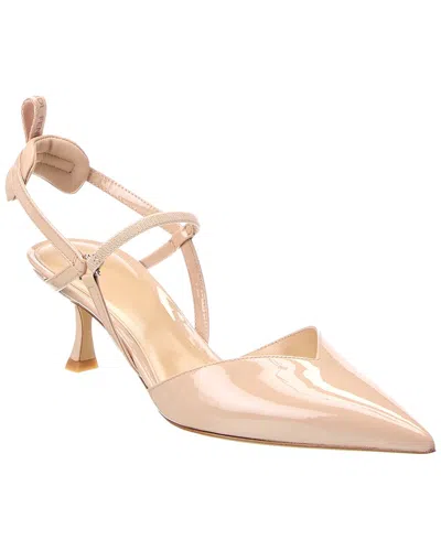 Fendi Patent Slingback Pump In Neutral