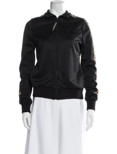 Pre-owned Fendi Patterned Jacket In Black