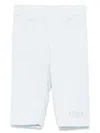 Fendi Patterned-jacquard Trousers In Blue