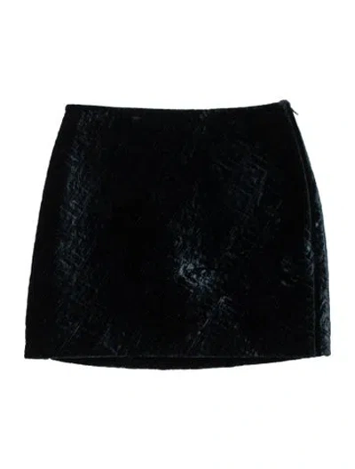 Pre-owned Fendi Patterned Mini Skirt In Blue