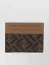 FENDI PATTERNED MONOGRAM CARD CASE