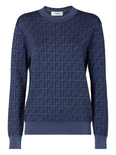 FENDI FENDI PATTERNED SWEATER