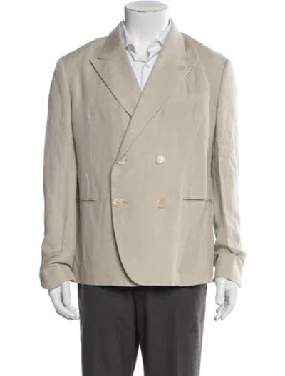 Pre-owned Fendi Peacoat In Neutral