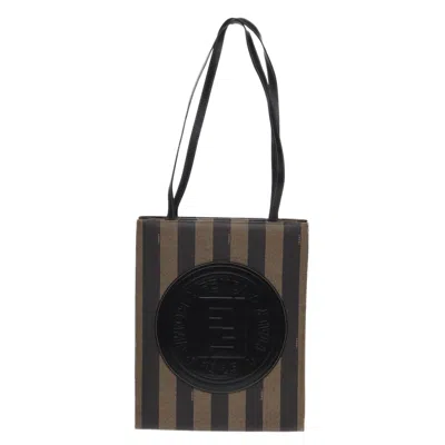 Pre-owned Fendi Pecan Brown Canvas Tote Bag ()