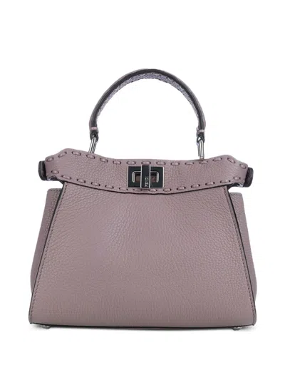 Fendi Peebakoo Mini Leather Handbag