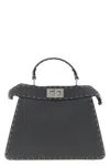 Fendi Small Peekaboo Iseeu Selleria Stitching Tote Bag In Gray