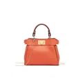 Fendi Peekaboo Chain Shoulder Bag In Red