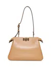 Fendi Women's Peekaboo Shoulder Bag In Brown