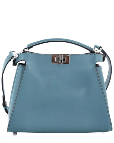 Fendi Peekaboo Essentially Bag (authentic Pre-loved) In Blue