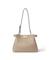 Fendi Women's Peekaboo Tote Bag In Nude