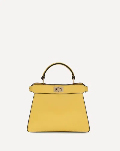 Fendi Peekaboo I See U Petite Handbag In Yellow