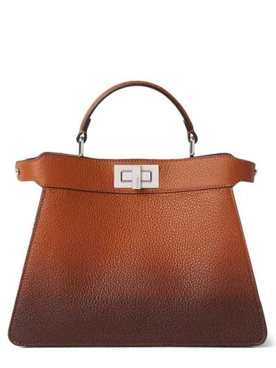 Fendi Peekaboo Iseeu Bag In Brown