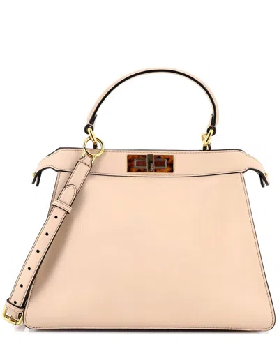Fendi Peekaboo Iseeu Bag Leather Medium (authentic Pre-loved) In Pink