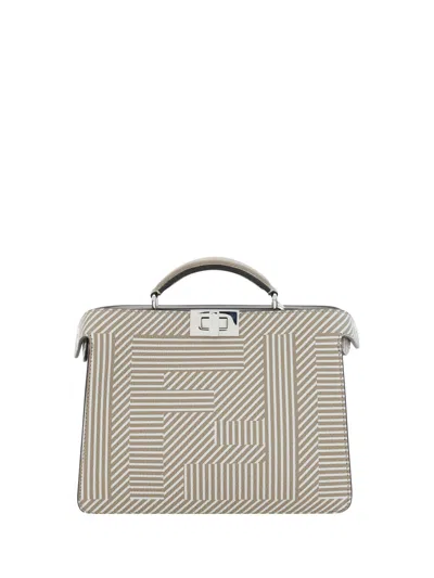Fendi Peekaboo Iseeu Handbag In Beige