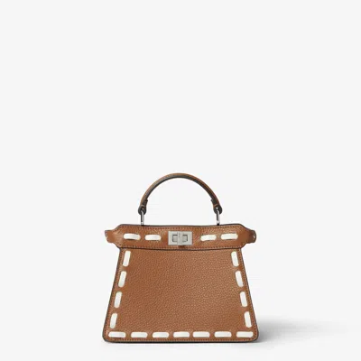 Fendi Peekaboo Iseeu Medium Leather Handbag In Sellierice
