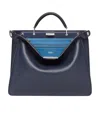 Fendi Peekaboo Iseeu Medium Tote Bag In Blue