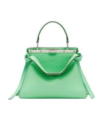 Fendi Peekaboo Iseeu Medium Tote Bag In Green
