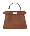 Fendi Peekaboo Iseeu Mini Bag In Brown