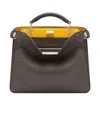 Fendi Peekaboo Iseeu Mini Messenger Bag In Black