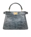 Fendi Peekaboo Iseeu Petite Shoulder Bag In Gray
