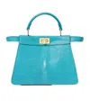 Fendi Peekaboo Iseeu Petite Shoulder Bag In Blue