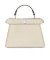 Fendi Peekaboo Iseeu Petite Leather Handbag In Nude