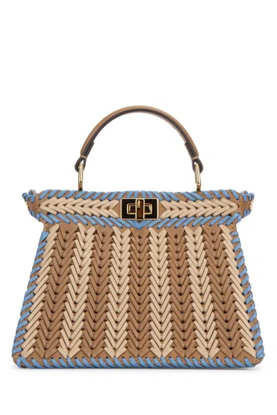 Fendi Peekaboo Iseeu Petitel Tote Bag In Beige